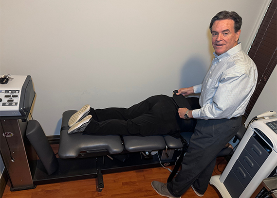 Spinal Decompression Patient with Dr. Keith Ryan in Tulsa, OK